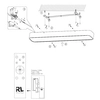 Sufitowa lampa Asterion R62451932 LED 37W 2700-6500K podłużna czarna