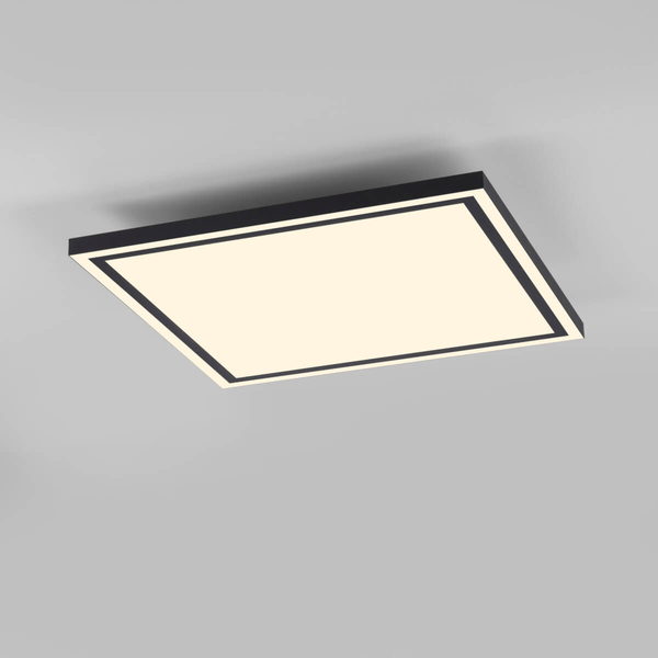 Kwadratowy plafon Smart 14451-18 LED 45W 2700-5000K do salonu czarny