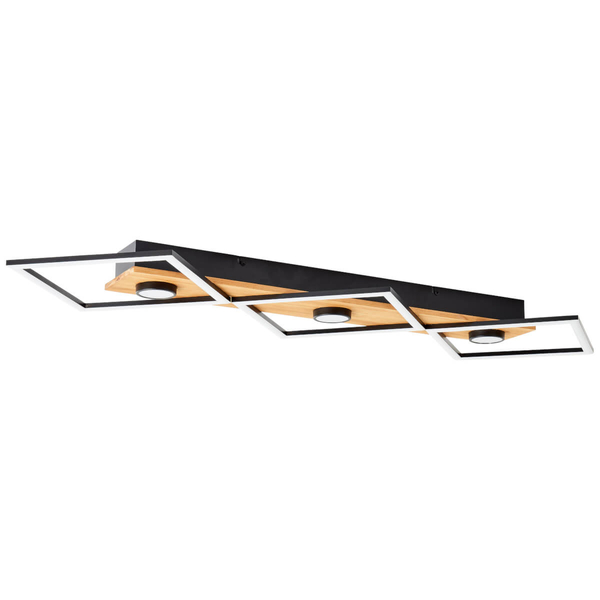 Sufitowa lampa ze ściemniaczem Woodbridge G99757/76 LED 50W 3000K czarna
