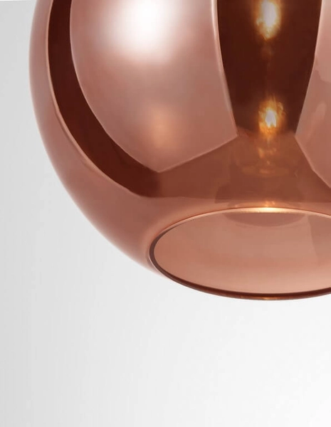 LAMPA wisząca CASTRO LE41957 Luces Exclusivas loftowa OPRAWA zwis kula ball miedziana