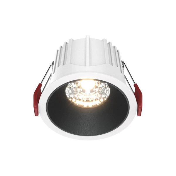 Oczko wpuszczane Alfa DL043-01-15W4K-D-RD-WB LED 15W 4000K biały czarny