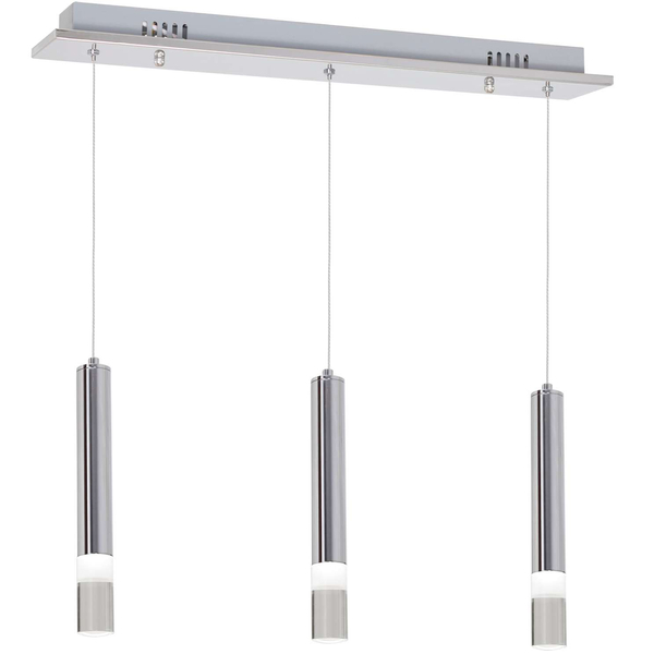 LAMPA wisząca ICE ML322 Milagro zwis OPRAWA listwa sufitowa LED 15W 4000K tuby sople chrom