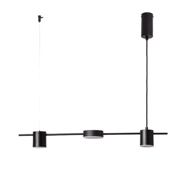 Metalowa lampa wisząca Gamorra ABR-LWL-GAM18W-C LED 18W 3000K tuby czarne