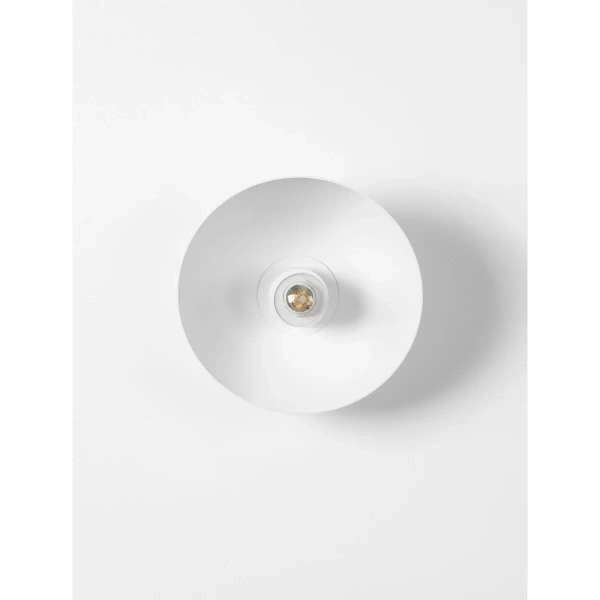 Minimalistyczna miska ścienna lampa VENTORO LE45589 biała