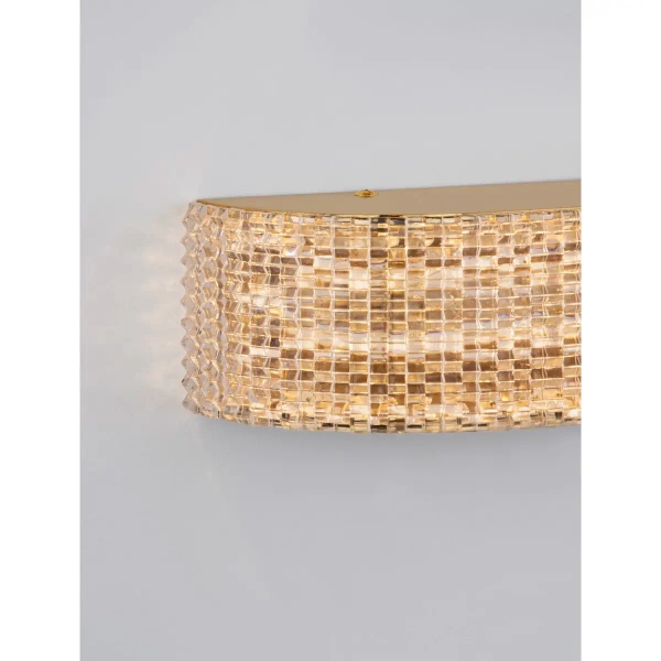 Glamour lampa ścienna ZOLMERO LE45101 LED 6W 3000K złota