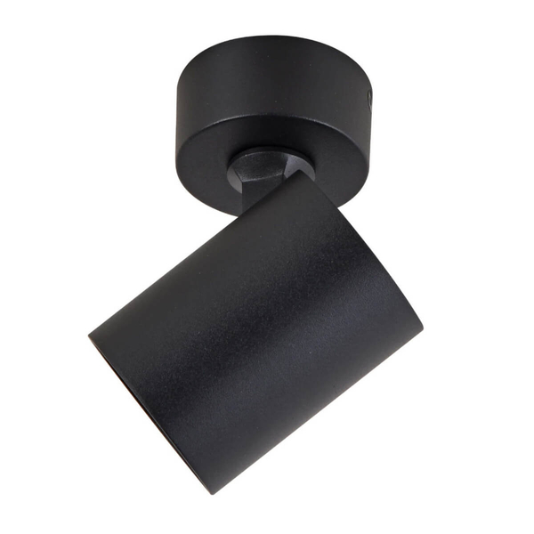 Regulowana LAMPA sufitowa SNOW LP-731/1W BK Light Prestige metalowa OPRAWA spot reflektorek tuba czarna