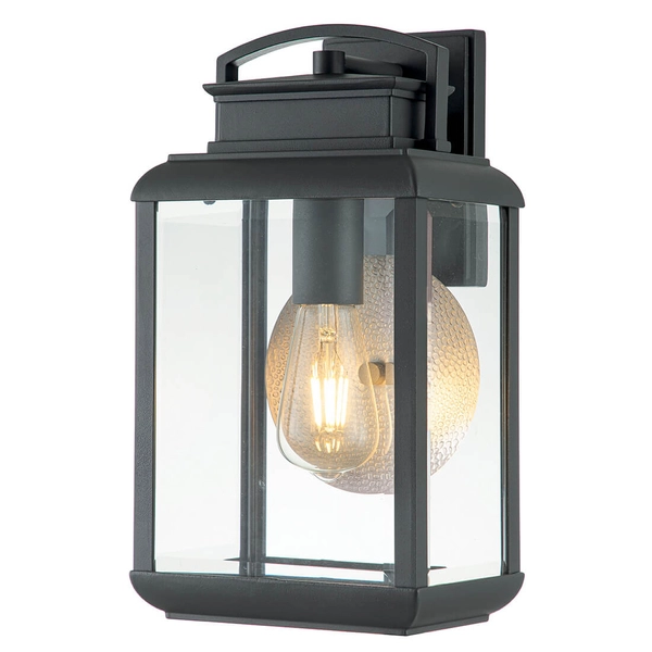 Zewnętrzna lampa ścienna Byron QZ-BYRON-M-GR IP44 prostokątna grafit