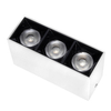 Prostokątna lampa sufitowa 1056 Domeno LED 9W 4000K do salonu biała