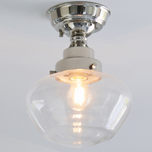Sufitowa lampa vintage L&-196170 Light& do przedpokoju nikiel