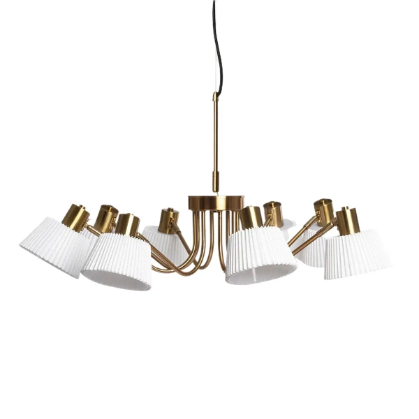 Wisząca lampa Dali ABR-Z8XE14-DALI regulowana biała złota