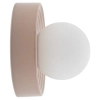 Ceramiczna naścienna lampa CLAY 11748 szklana kulista biała szara
