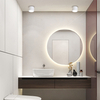 Okrągła lampa sufitowa Kendal LP-6331/1SM IP65 WH Light Prestige do salonu biała