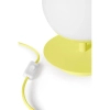 Lampa stołowa do salonu metalowa PLAAT ST PLS11111P1 żółta