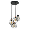 Wisząca lampa wielopunktowa Galaxy 1643 TK Lighting czarna miedziana