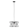 Designerska lampa wisząca George 99247/06 druciana czarna