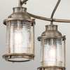 Lampa wisząca ogrodowa Ashland Bay KL-ASHLANDBAY-5P-BU Kichler IP44 brązowa