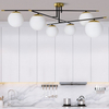 Lampa sufitowa molekułowa Nostalgia MOD048CL-06G biała czarna