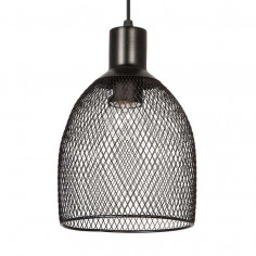 Wisząca lampa druciana VEN W-N 1789/1H metalowa czarna