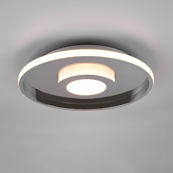 Plafon do holu ASCARI 680819306 Trio LED 35W 3000K IP44 okrągły biały chrom
