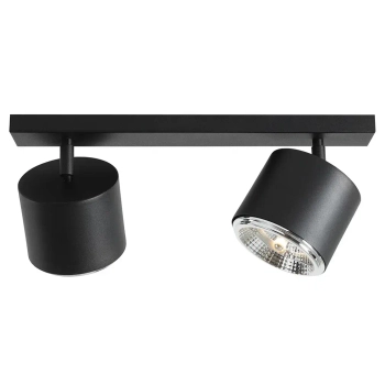 Sufitowa lampa pokojowa Bot 1047PL_H czarne reflektorki na listwie metalowe