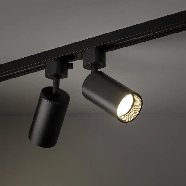 Regulowana lampa szynowa 1-fazowa Tracer Amis 10646 tubka czarny