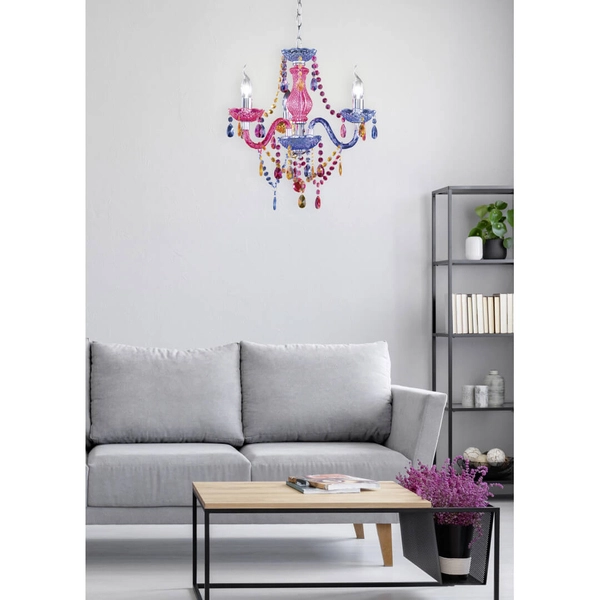 Pałacowy żyrandol dekoracyjny Luster R11073017 RL Light crystals multikolor