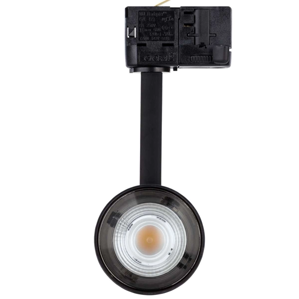 Sufitowa LAMPA tuba MILO 8764 Nowodvorski metalowa OPRAWA regulowana LED 15W 3000K do systemu szynowego 3 - fazowego czarna