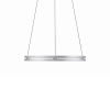 Lampa wisząca PUREE-LOOP srebrna pierścieniowa LED 53W 2700-5000K ring zmienna barwa 2551-95