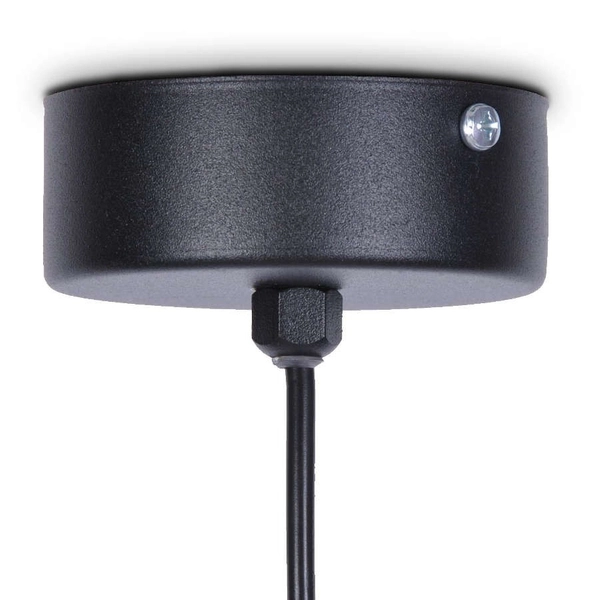 Wisząca LAMPA tuba Puerto K-4895 Kaja metalowy ZWIS loft nad stół czarny