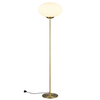 Podłogowa lampa salonowa FOMENTO 463100108 Trio bańka złoty biały