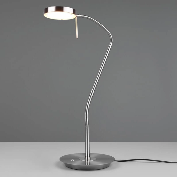 Regulowana lampka biurkowa NEMIO DL107523310 LED 12W 2300-4000K srebrny