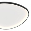 Ledowy sufitowy plafon 23090 LED 39W 3000K do przedpokoju czarny