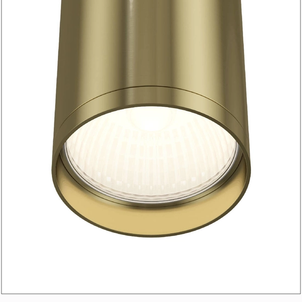 Sufitowa LAMPA downlight FOCUS S C052CL-01BS Maytoni metalowa OPRAWA spot plafon tuba mosiądz