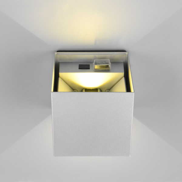 Elewacyjna lampa ledowa Talent R27759187 LED 12W 3000K IP44 srebrny