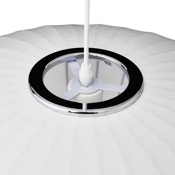 Wisząca lampa SILK ST-2328-50 Step Into Design owalna tkanina biała