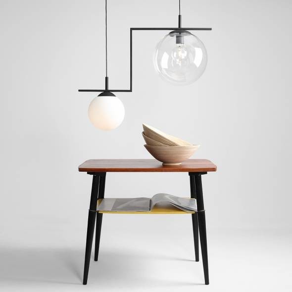 Kulista lampa wisząca Zac 1038H1 szklane kule do jadalni przezroczysty