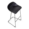 Kuchenny barowy hoker CARO BAR czarny MH-007H-BB metalowy