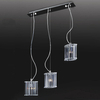 Potrójna lampa zwieszana Crystal X MD61109-3A Italux chrom
