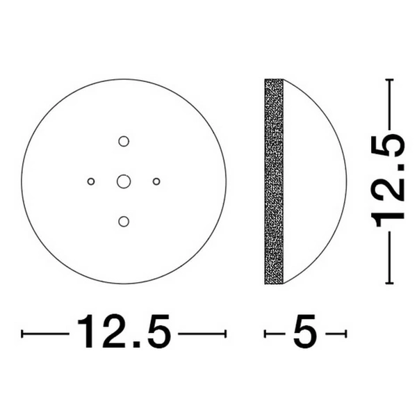 Okrągły kinkiet ścienny MOXOS LE44371 LED 3W 3000K bubble kula biała