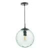 Salonowa lampa wisząca Ripple SP72-RIP8824 kula zielony czarny