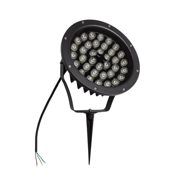 Naświetlacz do ogrodu Rosabella ABR-RZR-36W LED 36W 3000K IP65 czarny
