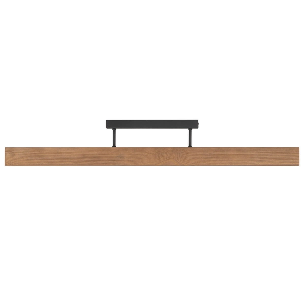 Nasufitowa lampa do jadalni Teo 6614 LED 22W 3000K boho drewniana