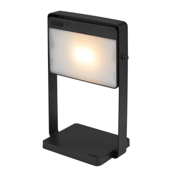 Lampa solarna do ogrodu Saulio 2418035003 LED 3,5W 3000K IP44 czarna