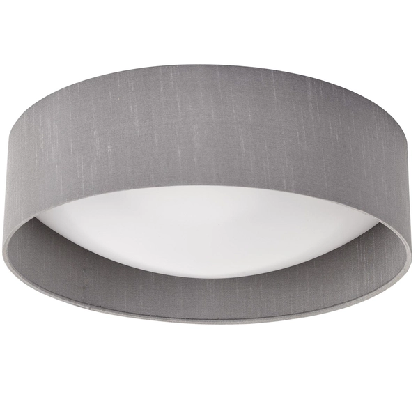 Plafon sufitowy Nysa NYS5039 Dar Lighting okrągły abażur szary