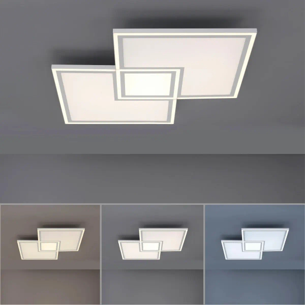 Plafon EDGING biały 14855-16 1xLED 59W 2700-5000K CCT ściemnialny z pilotem