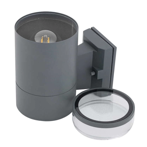 Kinkiet zewnętrzny Rock 10686 na elewację IP44 tuba metalowy grafitowy