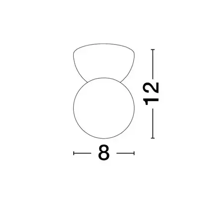 Betonowa okrągła lampa sufitowa TROSILA LE45294 szary