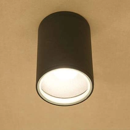 Downlight LAMPA zewnętrzna stropowa FOG 3403 Nowodvorski sufitowa OPRAWA ogrodowa outdoor IP44 tuba grafitowa