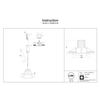 Lampa wpuszczana Yin DL031-L12W3K-D-B Maytoni LED 12W 3000K czarna