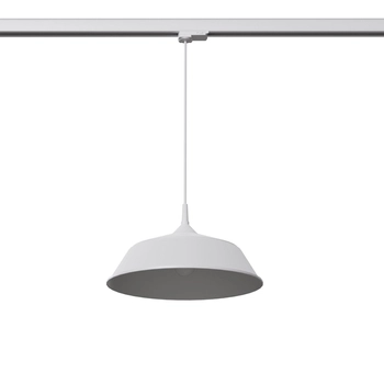 Kopułowa lampa wisząca z żarówką FRIKA MYL.00401 3-fazowa biały